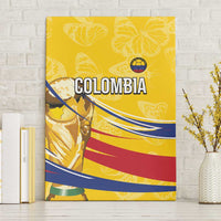Colombia Football Canvas Wall Art WC2026 Butterflies Inspired