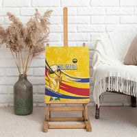 Colombia Football Canvas Wall Art WC2026 Butterflies Inspired