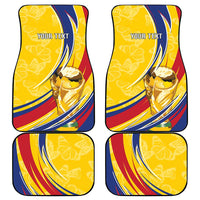 Colombia Football Personalized Car Mats WC2026 Butterflies Inspired