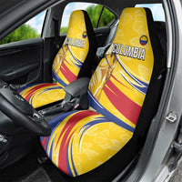 Colombia Football Car Seat Cover WC2026 Butterflies Inspired