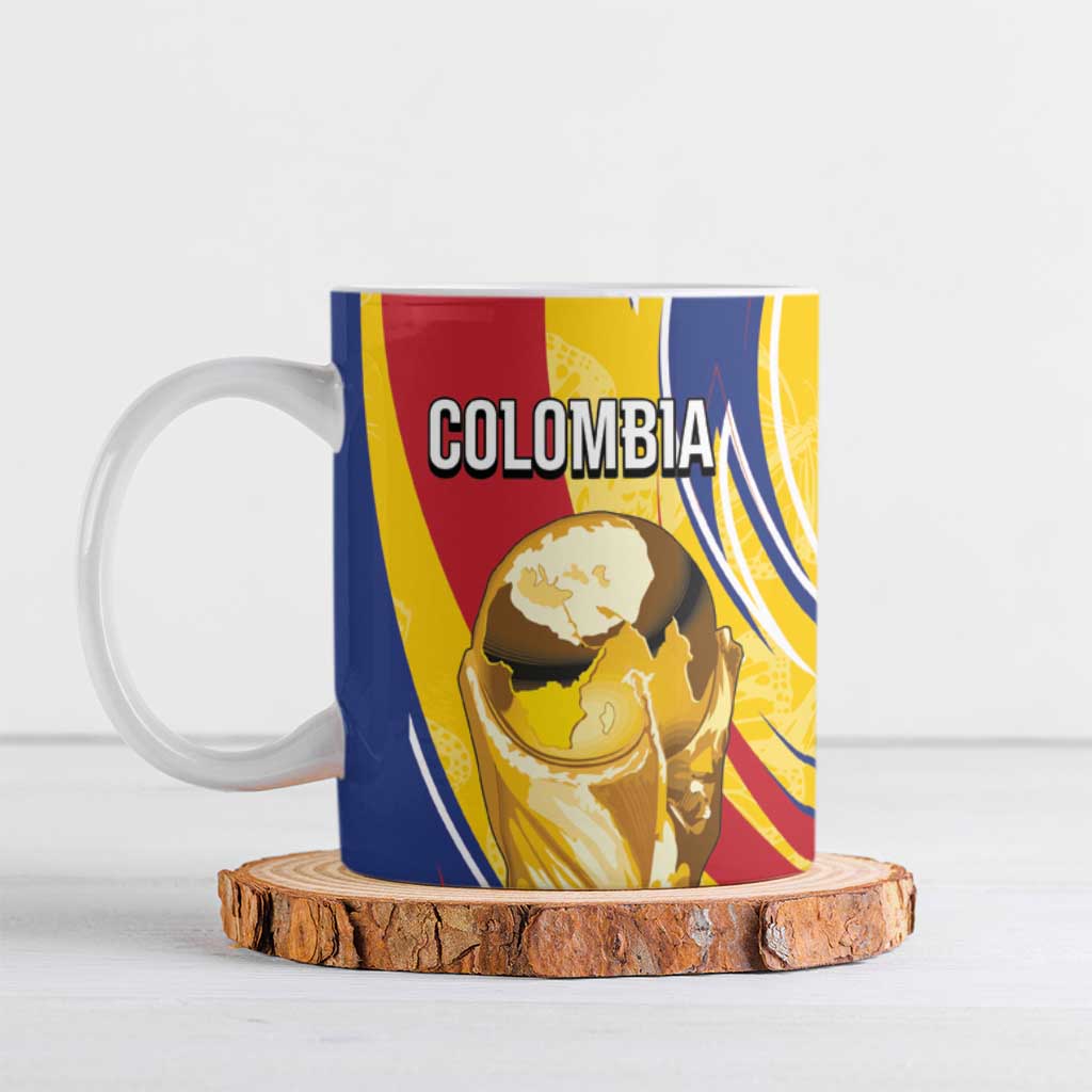Colombia Football Personalized Ceramic Mug WC2026 Butterflies Inspired