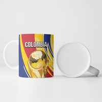 Colombia Football Personalized Ceramic Mug WC2026 Butterflies Inspired