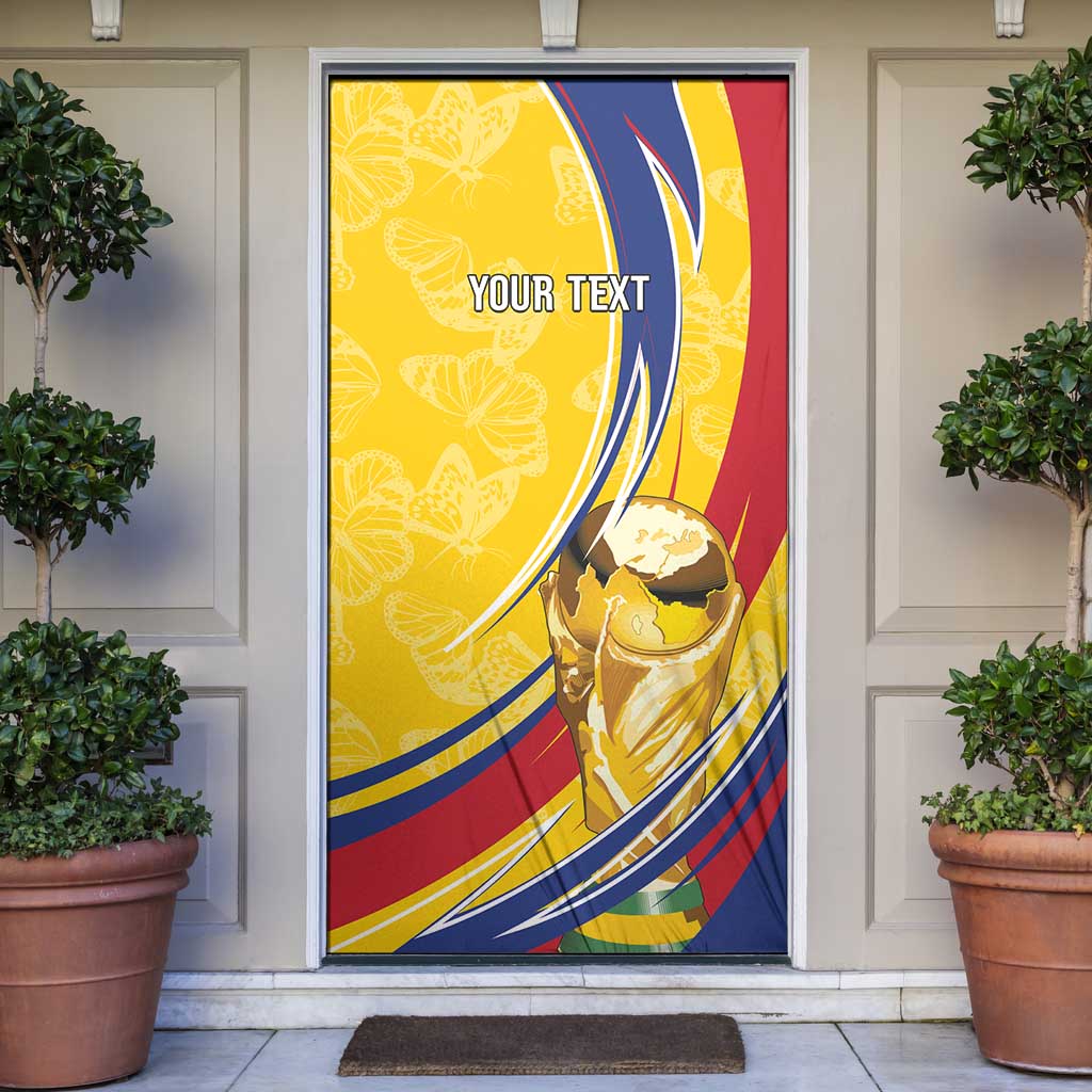 Colombia Football Personalized Door Cover WC2026 Butterflies Inspired