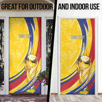 Colombia Football Personalized Door Cover WC2026 Butterflies Inspired