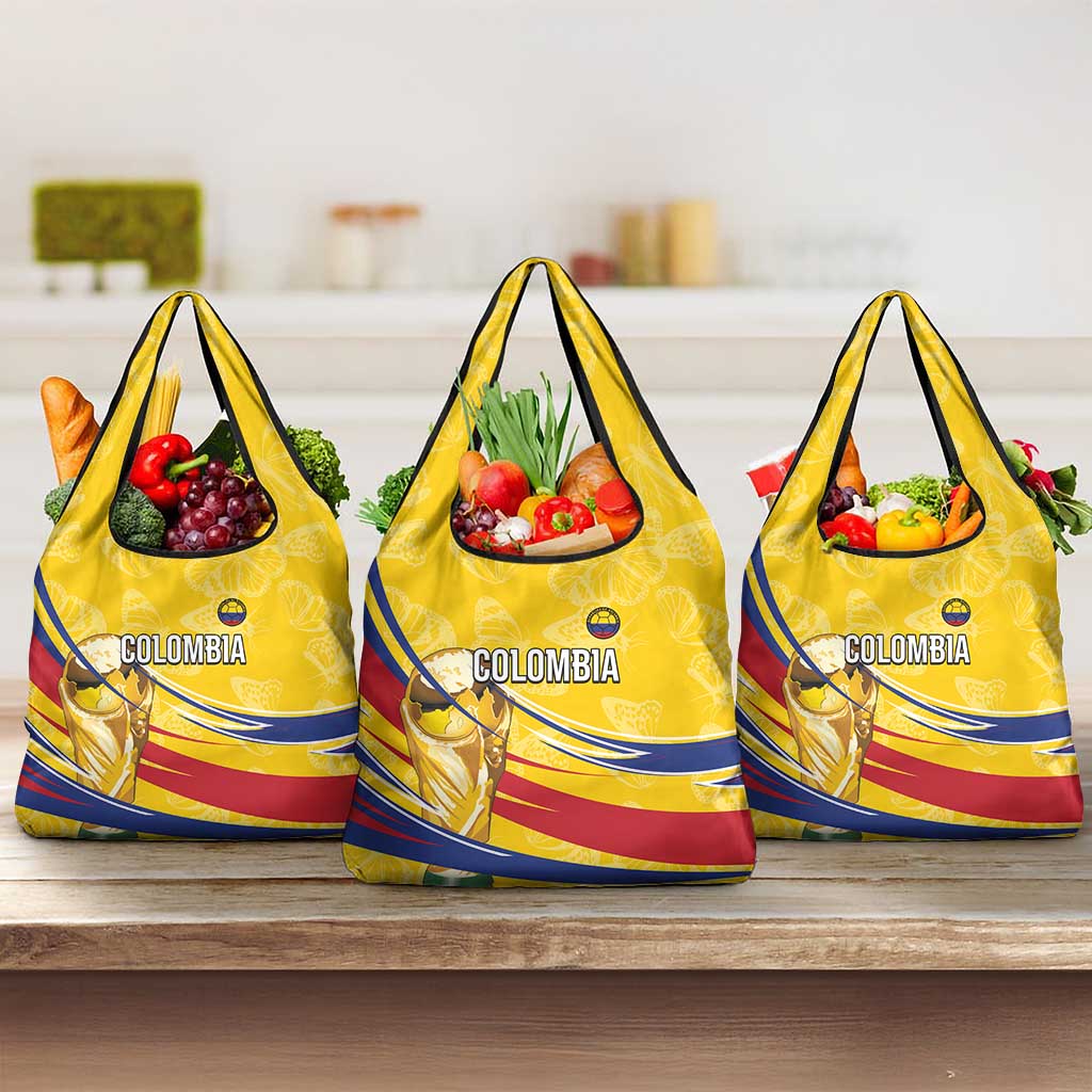 Colombia Football Grocery Bag WC2026 Butterflies Inspired