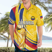 Colombia Football Personalized Hawaiian Shirt WC2026 Butterflies Inspired