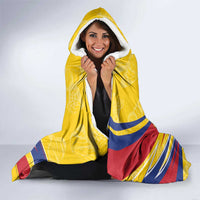 Colombia Football Hooded Blanket WC2026 Butterflies Inspired