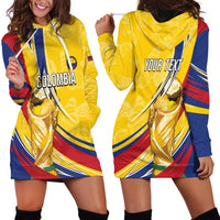 Colombia Football Personalized Hoodie Dress WC2026 Butterflies Inspired