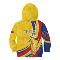 Colombia Football Personalized Kid Hoodie WC2026 Butterflies Inspired