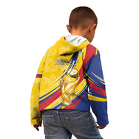 Colombia Football Personalized Kid Hoodie WC2026 Butterflies Inspired