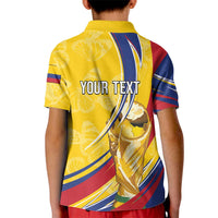 Colombia Football Personalized Kid Polo Shirt WC2026 Butterflies Inspired