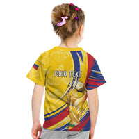 Colombia Football Personalized Kid T Shirt WC2026 Butterflies Inspired