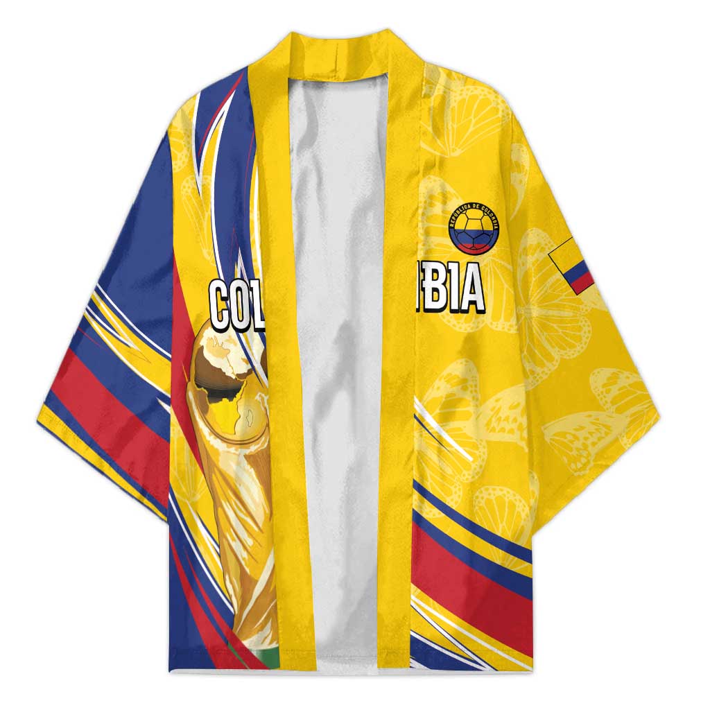 Colombia Football Personalized Kimono WC2026 Butterflies Inspired