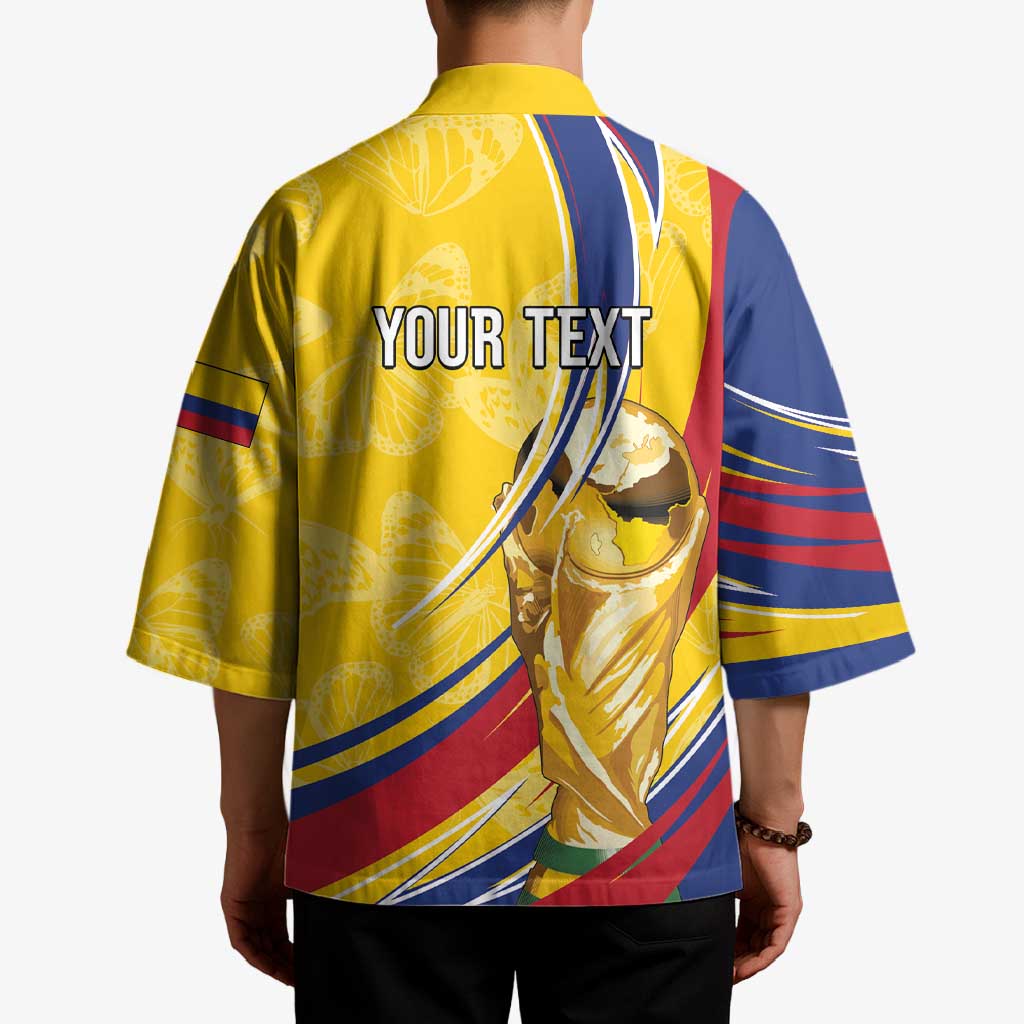 Colombia Football Personalized Kimono WC2026 Butterflies Inspired