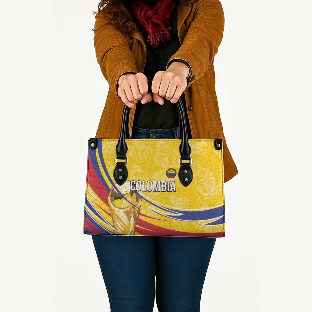 Colombia Football Leather Bag WC2026 Butterflies Inspired