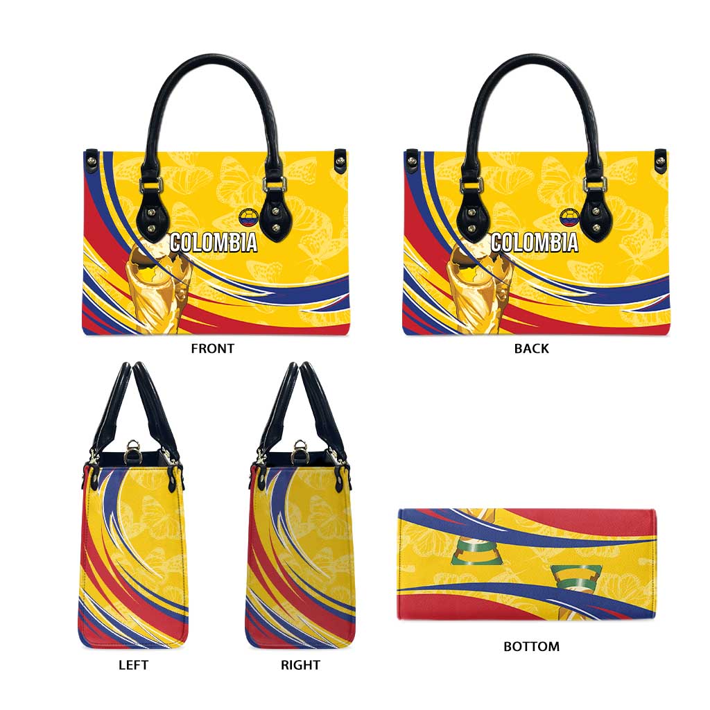 Colombia Football Leather Bag WC2026 Butterflies Inspired