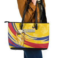 Colombia Football Leather Tote Bag WC2026 Butterflies Inspired