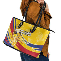 Colombia Football Leather Tote Bag WC2026 Butterflies Inspired