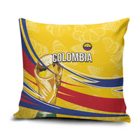 Colombia Football Pillow Cover WC2026 Butterflies Inspired