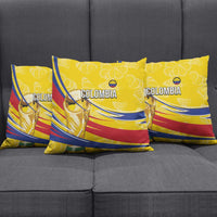 Colombia Football Pillow Cover WC2026 Butterflies Inspired