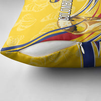 Colombia Football Pillow Cover WC2026 Butterflies Inspired