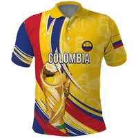 Colombia Football Personalized Polo Shirt WC2026 Butterflies Inspired