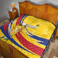 Colombia Football Quilt WC2026 Butterflies Inspired