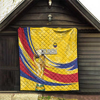 Colombia Football Quilt WC2026 Butterflies Inspired