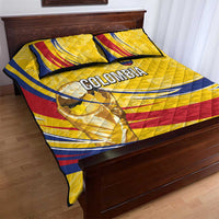 Colombia Football Quilt Bed Set WC2026 Butterflies Inspired
