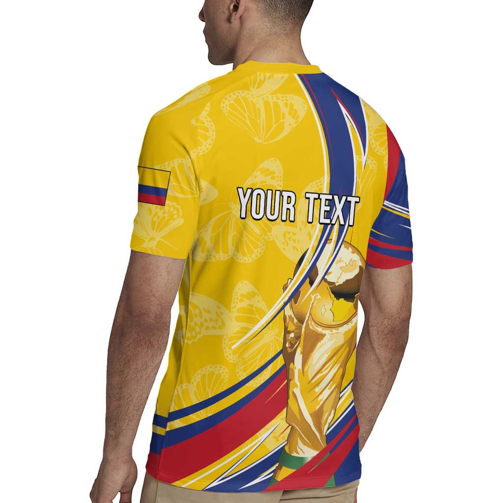 Colombia Football Personalized Rugby Jersey WC2026 Butterflies Inspired