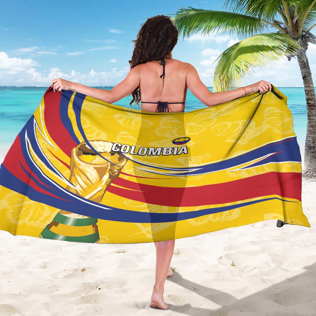 Colombia Football Sarong WC2026 Butterflies Inspired