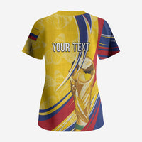 Colombia Football Personalized Scrub Top WC2026 Butterflies Inspired