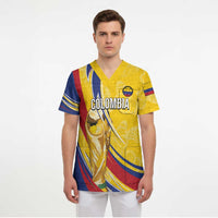 Colombia Football Personalized Scrub Top WC2026 Butterflies Inspired