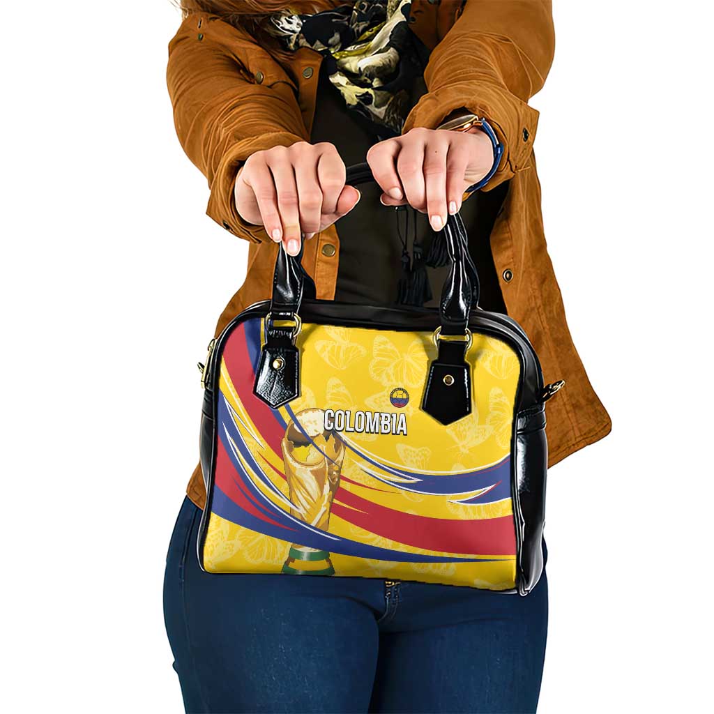 Colombia Football Shoulder Handbag WC2026 Butterflies Inspired