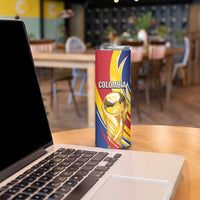 Colombia Football Personalized Skinny Tumbler WC2026 Butterflies Inspired