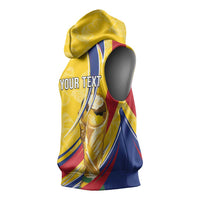 Colombia Football Personalized Sleeveless Hoodie WC2026 Butterflies Inspired