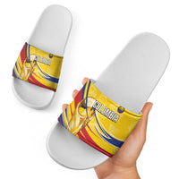 Colombia Football Slide Sandals WC2026 Butterflies Inspired
