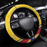 Colombia Football Steering Wheel Cover WC2026 Butterflies Inspired
