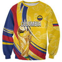 Colombia Football Personalized Sweatshirt WC2026 Butterflies Inspired