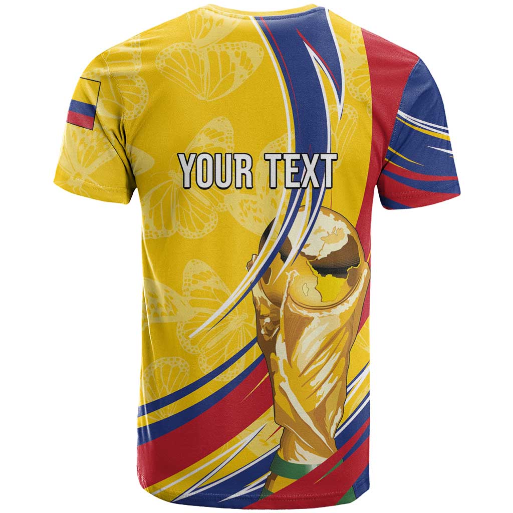 Colombia Football Personalized T Shirt WC2026 Butterflies Inspired