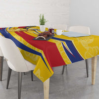 Colombia Football Tablecloth WC2026 Butterflies Inspired