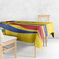 Colombia Football Tablecloth WC2026 Butterflies Inspired