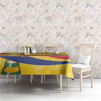 Colombia Football Tablecloth WC2026 Butterflies Inspired