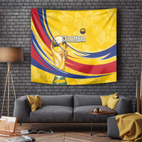 Colombia Football Tapestry WC2026 Butterflies Inspired