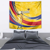 Colombia Football Tapestry WC2026 Butterflies Inspired