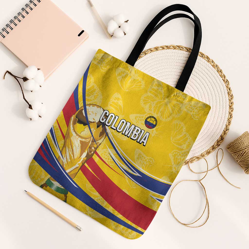Colombia Football Tote Bag WC2026 Butterflies Inspired