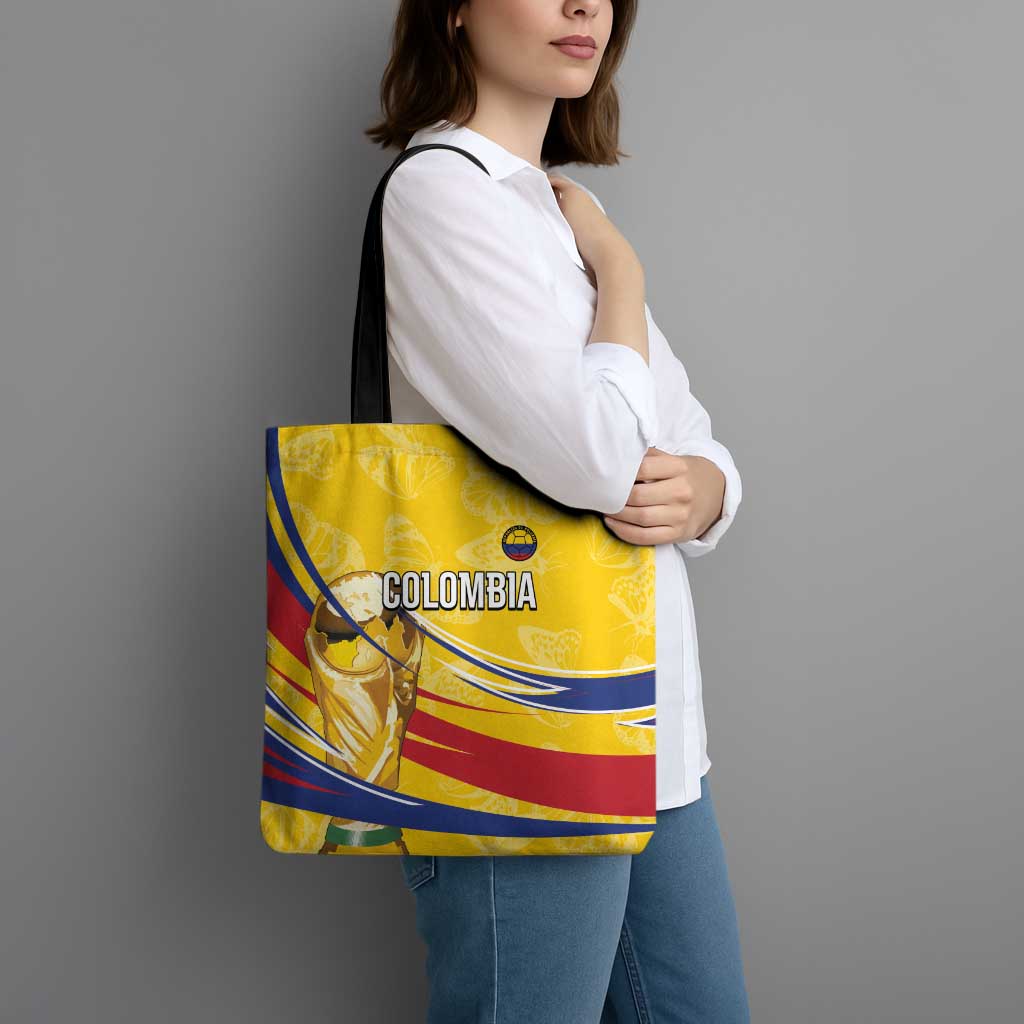 Colombia Football Tote Bag WC2026 Butterflies Inspired