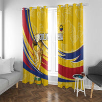Colombia Football Window Curtain WC2026 Butterflies Inspired