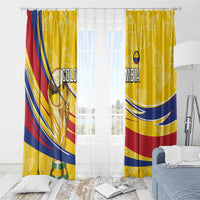 Colombia Football Window Curtain WC2026 Butterflies Inspired
