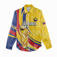 Colombia Football Personalized Women Casual Shirt WC2026 Butterflies Inspired